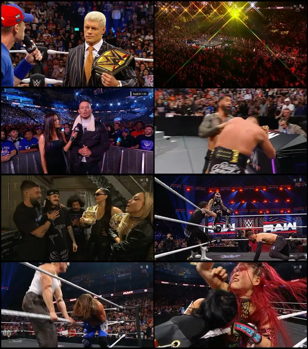 Download WWE Monday Night Raw (31st March 2025) English Full WWE Show 480p 720p 1080p WEB DL screenshot 1