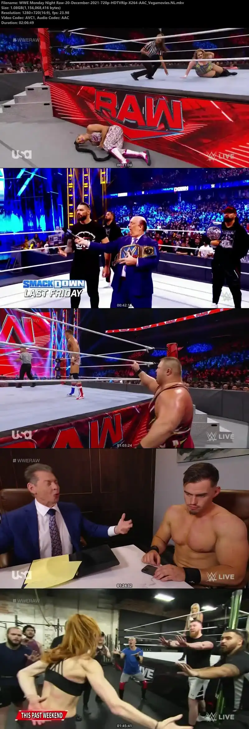 download wwe monday night raw 20th december (2021) english full wwe show 480p [550mb] | 720p [1gb] hdrip