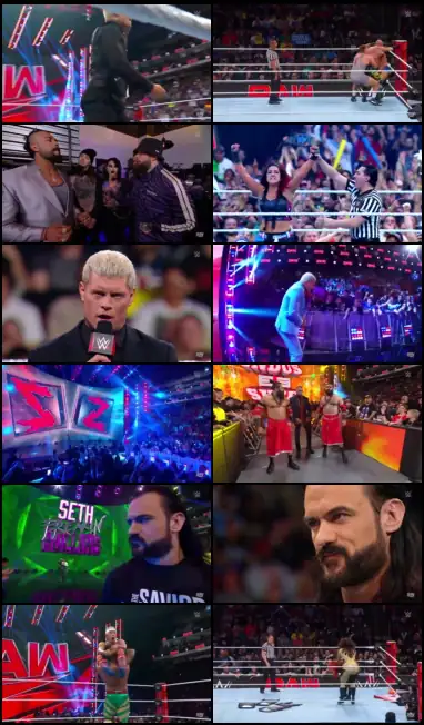 download wwe monday night raw - 18th march (2024) english full wwe show 480p [650mb] | 720p [1.2gb] hdrip