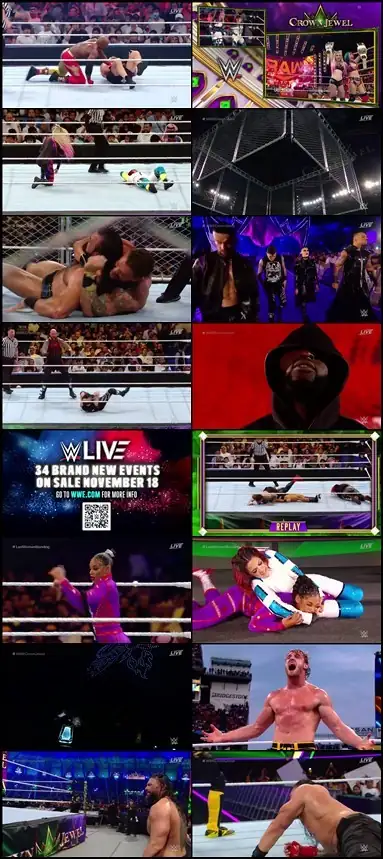 Download WWE Crown Jewel PPV [5th November]Full WWE Special Show 480p [1.1GB] | 720p [2GB] HDRip screenshot 1