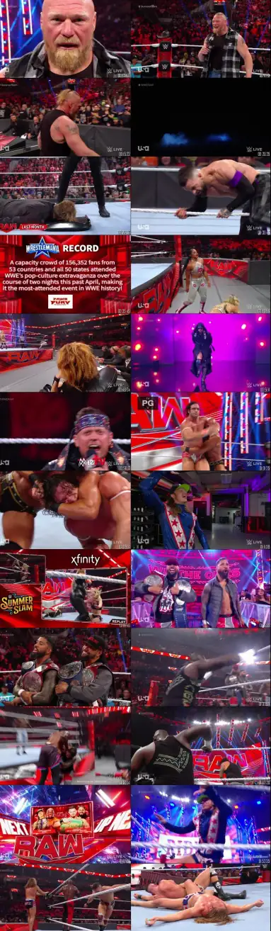 Download WWE Monday Night Raw – 11th July 2022 English Full WWE Show 480p [550MB] | 720p [1GB] HDRip screenshot 2