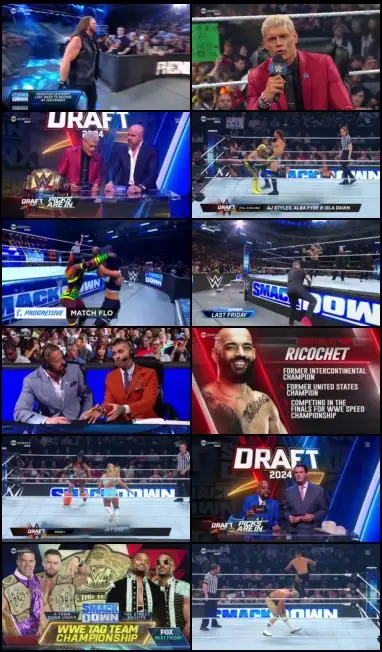 download wwe friday night smackdown (26th april - 2024) english full wwe show 480p [450mb] | 720p [850mb] hdrip